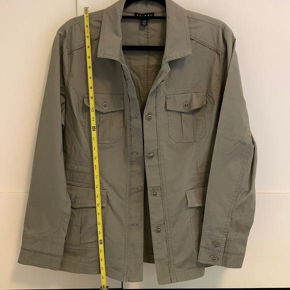 Tribal utility jacket. Sz L. Khaki. EUC. - Picture 3 of 10